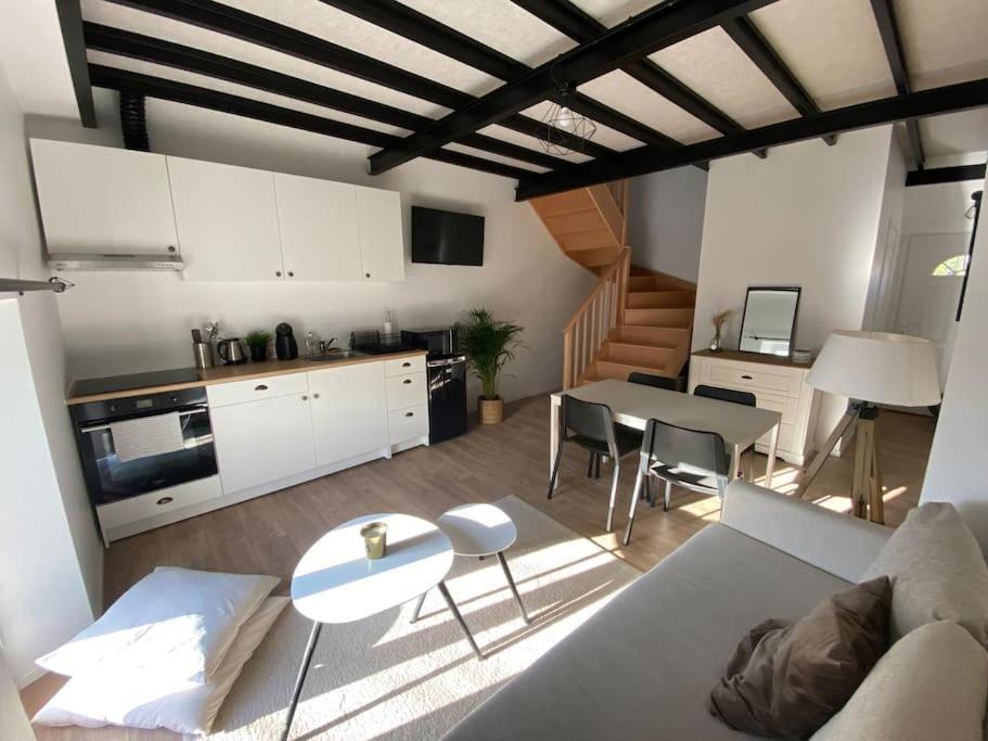 Appart Renove En Duplex Avec Terrasse Et Garage Bouleurs Extérieur photo