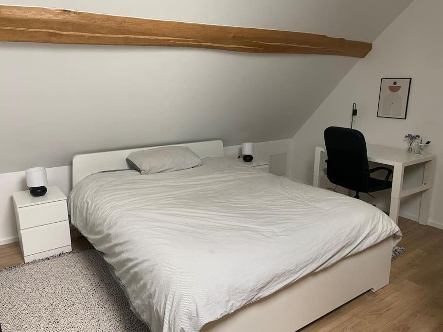 Appart Renove En Duplex Avec Terrasse Et Garage Bouleurs Extérieur photo